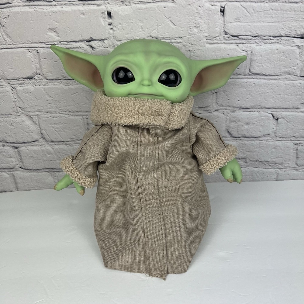 Star Wars MANDALORIAN The‎ Child 11" Plush GROGU Standing Baby Yoda Doll Mattel